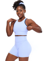 Thumbnail 1 of Geo Sports Bra - Rainwater Blue, 1 of 7