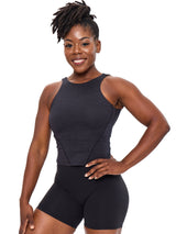 Thumbnail 1 of Dream Heather Tank - Onyx Black Heather, 1 of 4
