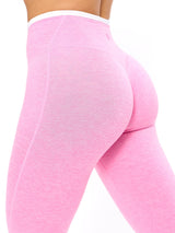 Dream Heather Contrast Legging - Pink Sugar