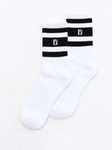 Thumbnail 4 of 3 Pack Half Crew Stripe Sock - Story Stripe, 4 of 6