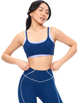 Thumbnail 3 of Story Sports Bra - Indigo Shadow, 3 of 6