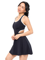 Thumbnail 3 of Sporty Story Dress - Onyx Black, 3 of 7
