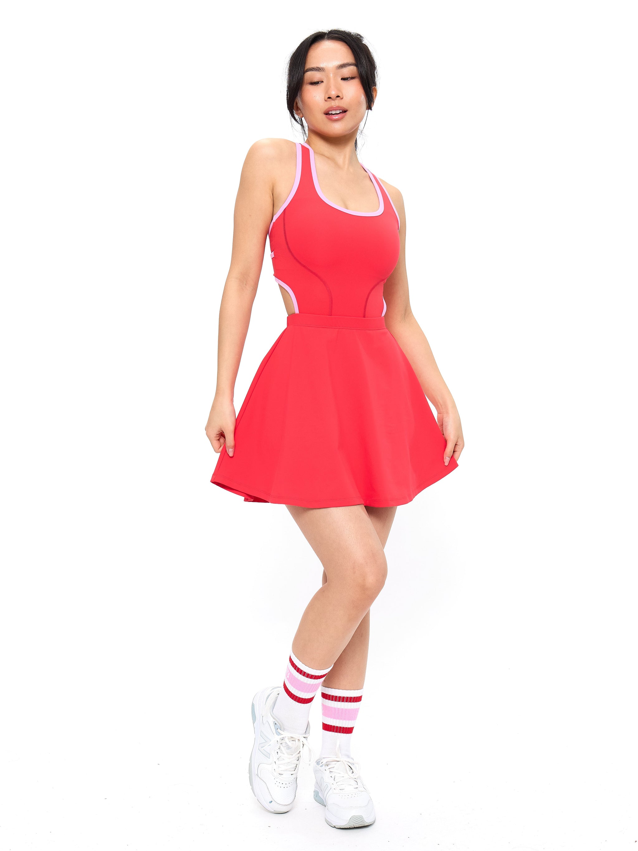 Sporty Story Dress - Salsa Red Sporty Story Dress - Salsa Red