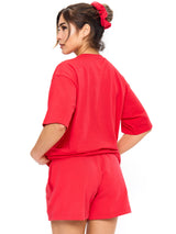 Thumbnail 4 of Match Short Sleeve Tee - Salsa Red, 4 of 4