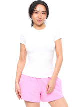 Thumbnail 1 of Nimbus Rib Tee - White, 1 of 5