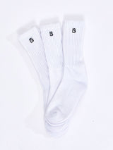 Thumbnail 1 of 3 Pack Scrunch Socks - White, 1 of 5