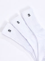 Thumbnail 4 of 3 Pack Scrunch Socks - White, 4 of 5