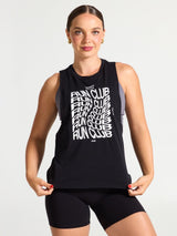 Thumbnail 2 of Run Club Tank - Black, 2 of 4