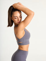 Thumbnail 3 of Alpha Sports Bra - Blue Steel, 3 of 4