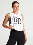 *PREORDER* Legacy Crop Tank - White