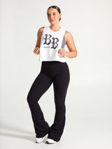 Thumbnail 2 of *PREORDER* Legacy Crop Tank - White, 2 of 4