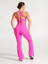 Thumbnail 3 of Candy Wrap Sports Bra - Candy Crush, 3 of 5