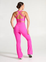 Thumbnail 3 of Candy Wrap Sports Bra - Candy Crush, 3 of 5