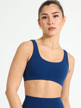 Thumbnail 1 of Double Dip Butter Sports Bra - Indigo Shadow, 1 of 4
