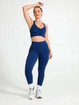 Thumbnail 6 of Candy Wrap Sports Bra - Indigo Shadow, 6 of 6