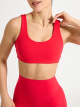 Thumbnail 1 of Double Dip Butter Sports Bra - Salsa Red, 1 of 1