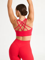 Thumbnail 3 of Revolution Sports Bra - Salsa Red, 3 of 5