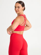 Thumbnail 4 of Revolution Sports Bra - Salsa Red, 4 of 5