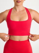 Thumbnail 1 of Revolution Sports Bra - Salsa Red, 1 of 5