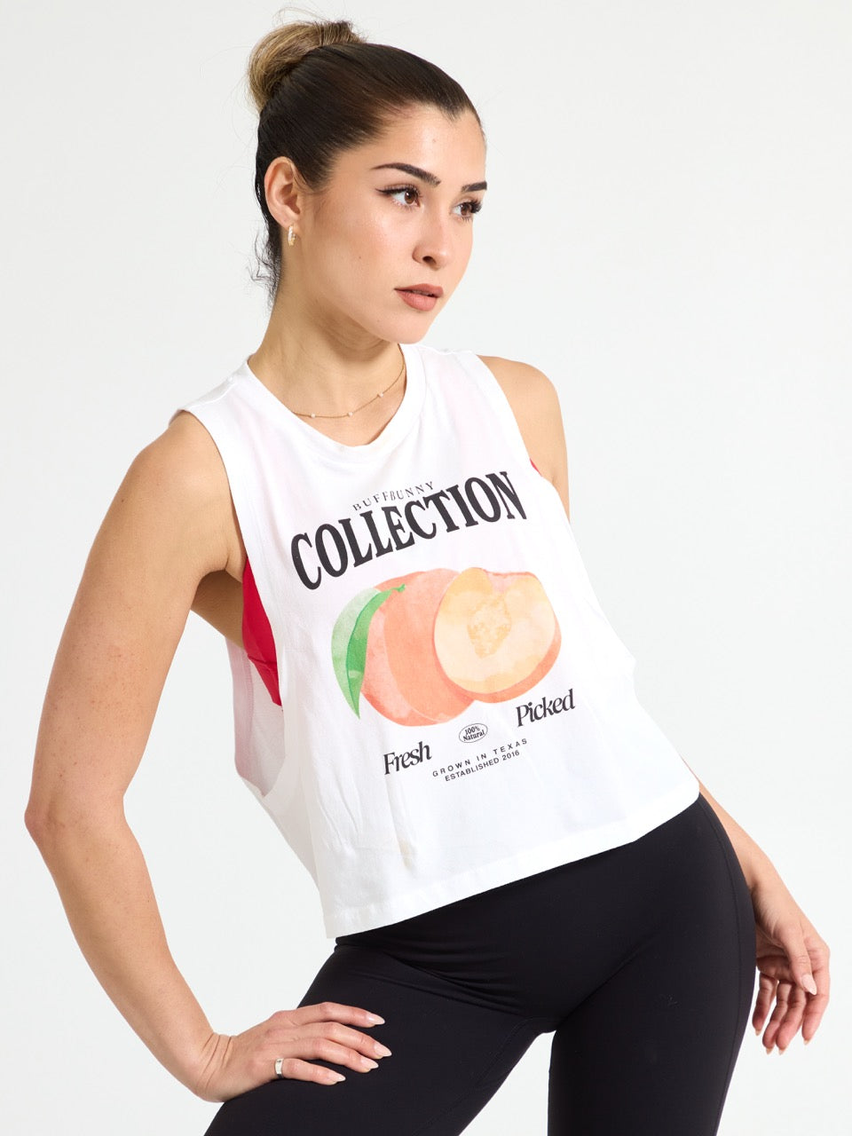 *PREORDER* Market Crop Tank - White