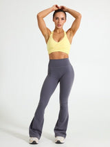 Thumbnail 3 of Candy Wrap Sports Bra - Sunbeam, 3 of 5