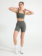 Thumbnail 2 of Revolution Sports Bra - Shadow Sage, 2 of 7