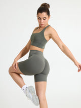 Thumbnail 3 of Revolution Sports Bra - Shadow Sage, 3 of 7