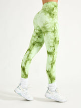 Thumbnail 3 of Aggressive Scrunch Legging - Honeydew Tie Dye, 3 of 6