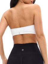 Thumbnail 7 of Seamless Ribbed Bandeau - White, 7 of 7