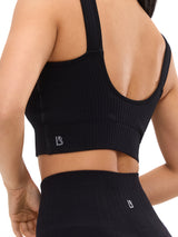 Thumbnail 4 of Ribbed Seamless Crop - Black, 4 of 5