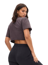 Thumbnail 4 of Slouchy Twist Tee - Espresso, 4 of 7