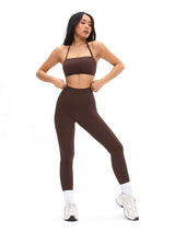 Thumbnail 2 of Seamless Ribbed Bandeau - Coffee, 2 of 5