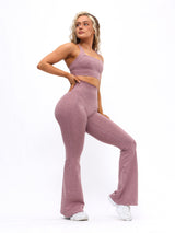 Thumbnail 4 of Dream Heather Flare Legging - Matter, 4 of 7