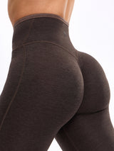 Thumbnail 4 of Dream Heather Contrast Legging - Cold Brew and Grounds, 4 of 8