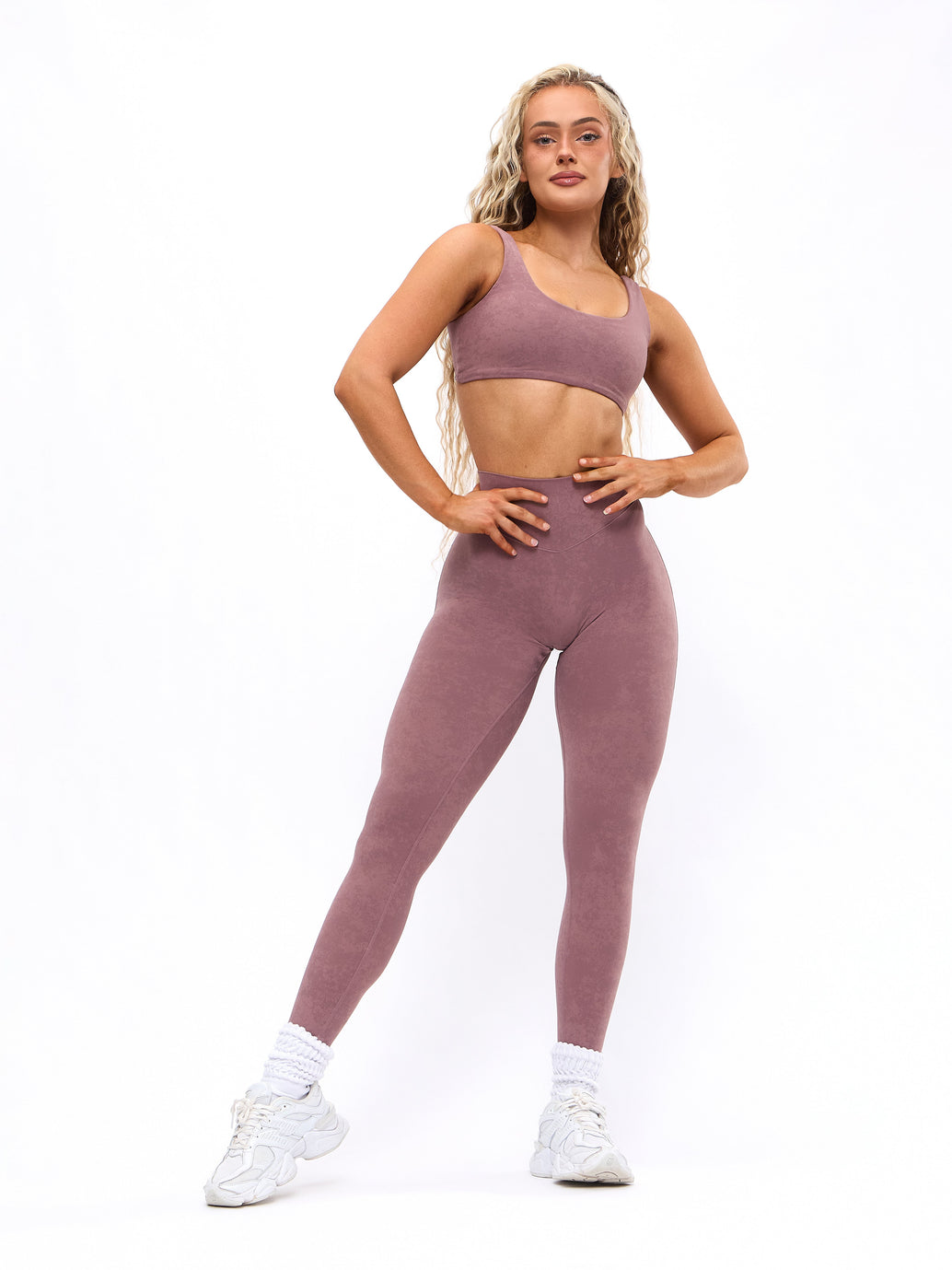 Aggressive Scrunch Legging - Concrete Matter Print
