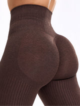 Thumbnail 5 of Waterfall Seamless Legging - Coffee, 5 of 8