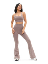 Thumbnail 6 of Dream Heather Square Neck Sports Bra - Grit, 6 of 6