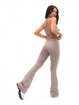 Thumbnail 2 of Dream Heather Square Neck Sports Bra - Grit, 2 of 6