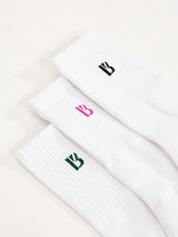Thumbnail 1 of 3 Pack Half Crew Sock - Empire, 1 of 10