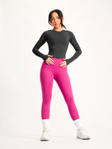 Thumbnail 4 of Halo Long Sleeve Baby Tee - Onyx Black, 4 of 5