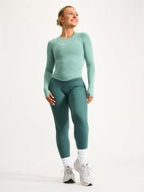 Thumbnail 5 of Halo Long Sleeve Baby Tee - Garden Party, 5 of 6
