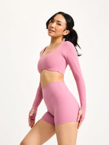 Thumbnail 5 of Long Sleeve Curve Crop - Bloom, 5 of 6