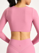 Thumbnail 4 of Long Sleeve Curve Crop - Bloom, 4 of 6