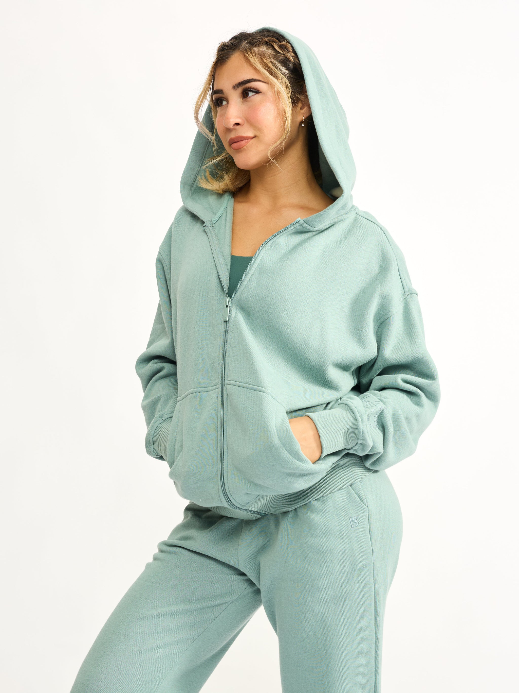 Threads Zip Hoodie - Garden Party