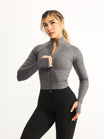 Dream Heather Zip Jacket - Heather Charcoal