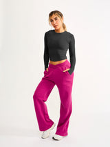 Thumbnail 5 of Halo Long Sleeve Baby Tee - Onyx Black, 5 of 5