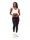 Ribbed Seamless Crop - White