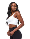 Ribbed Seamless Crop - White