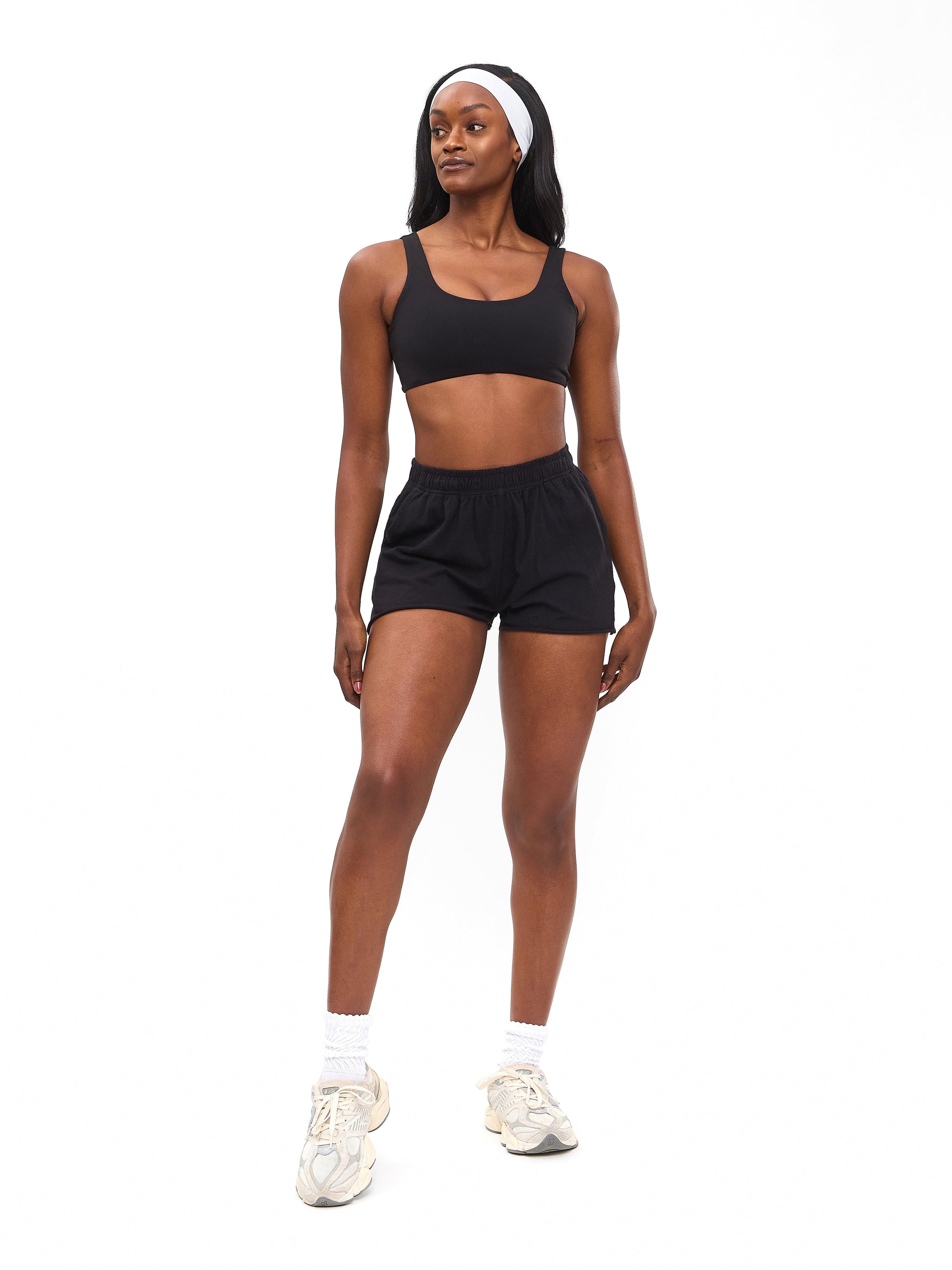 Cotton Pump Short - Onyx Black