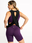 Halo Iris Tank - Onyx Black